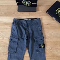 Stone Island Pantalone Cargo Originale Certilogo