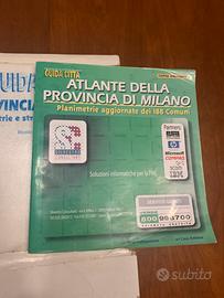 Stradario vintage provincia di milano