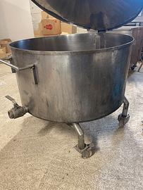 PENTOLONE-CUOCITORE INOX GRANDI DIMENSIONI