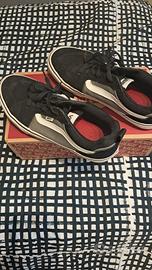 Scarpe Vans nere grige 