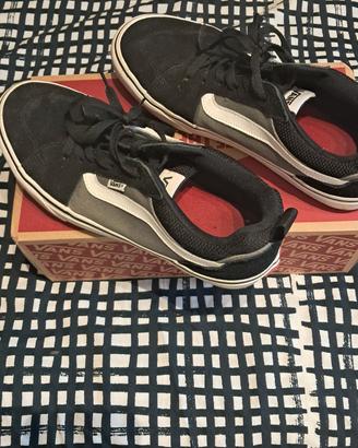 Scarpe Vans nere grige 