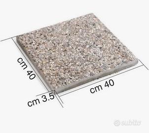 Piastra in graniglia