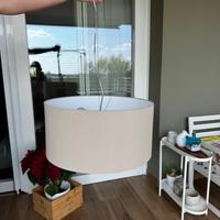 Lampadario a sospensione da soffitto beige