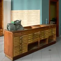 bancone anni '30 antica merceria