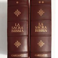 LA SACRA BIBBIA in 2 Volumi Garzanti 1964