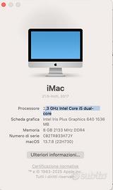 iMac 21 2017  2 TB SSD  i5
