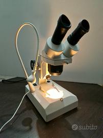 Microscopio biologico analogico Binoculare Optech 