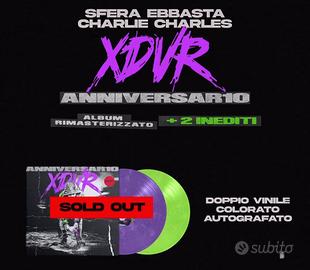Sfera Ebbasta XDVR ANNIVERSAR10 Autografato Numera