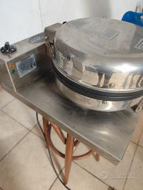 CREPIERA ELETTRICA PROFESSIONALE CON COPERCHIO