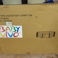 Baby Vivo Recinto fatto di Legno 8 Elementi - rego
