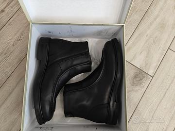 Scarpe Velasca donna stivaletti neri pelle 39.5