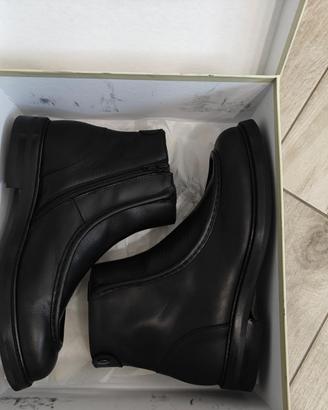 Scarpe Velasca donna stivaletti neri pelle 39.5
