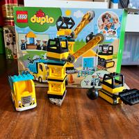 Set lego Duplo cantiere con 3 veicoli