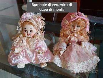 bambole ceramica Capo Di Monte