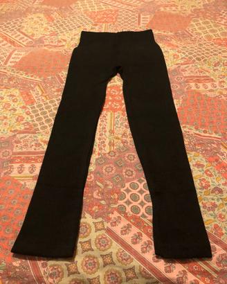 pantalone fusò nero felpato