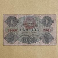 1 Lira - Regno D'ITALIA, 1873 cartamoneta