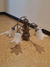 Lampadario classico 5 luci