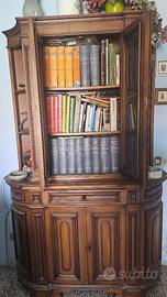 Libreria Vetrina Classica in Legno + OMAGGIO libri
