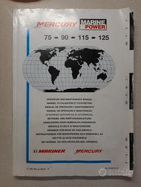 Manuale uso fuoribordo 2T Mercury 77-90-115-125 hp