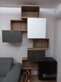 mobile libreria pensile componibile ikea