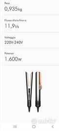 dyson airstait piastra asciuga capelli nichel rame