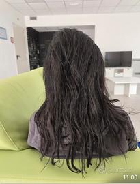 Capelli lunghi neri per extension – circa 40 cm