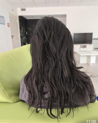 Capelli lunghi neri per extension – circa 40 cm