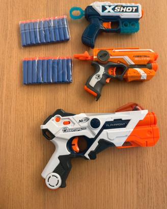 Set Nerf hasbro blaster e laser
