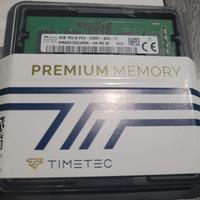MEMORIA RAM 4+4 GB PC4 2400T DDR4