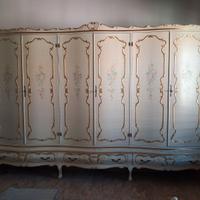 CAMERA DA LETTO LACCATO BIANCO IN STILE CLASSICO