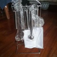 SET 10 UTENSILI CUCINA ACCIAIO NUOVISSIME