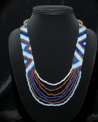 Collana vintage etnica tribale nativi d'America