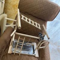 Posatoio per uccelli nuovo imballato