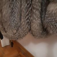 Giacca in volpe argentata