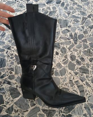 stivali donna C. Paciotti pelle western tg 39