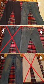 4 paia di jeans di marca