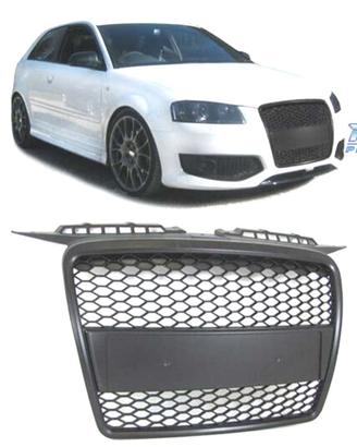 GRIGLIA AUDI A3 8P 8PA 05-08 LOOK RS3 NERO