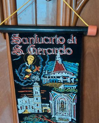 Stendardo San Gerardo in prezioso tessuto lavorato