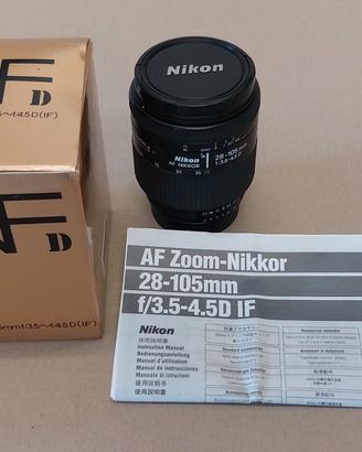 zoom Nikon AF NIKKOR 28-105 mm f/3.5-4.5 D. IF