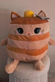 Peluche/cuscino kawaii a forma di gattino-dessert