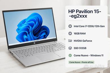 HP PAVILION 15 - i7 12® gen 1255U - 16 gb RAM