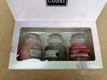 Confezione 3 giare Yankee Candle