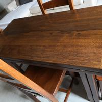 Tavolo fratino con sei sedie