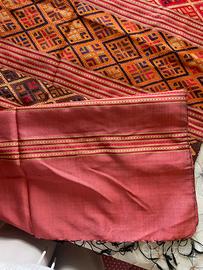 Runner di seta etnico