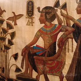 quadro con papiro realizzato con tecniche original