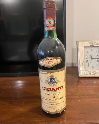 Bottiglia chianti del 75 sigillata