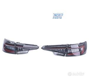 FANALI PER AUDI A4 S4 B9 8W SEDAN 15- LED NERO FUM