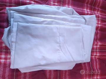 Lenzuola letto matrimoniale completo grigio