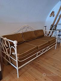 Divano ferro battuto 80×190 cm