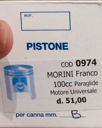 pistone Morini 100 completo 